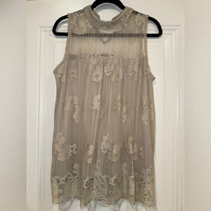 Shannon Ford Ny lace tunic blouse
